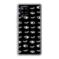 Eye pattern #3: Samsung Galaxy A42 5G Transparant Hoesje