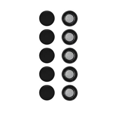 Benson koelkast Magneten rond - zwart - 10 x stuks - D30 mm