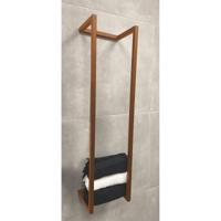 Wiesbaden Loft - Handdoekrek - 95x25x20cm - Geborsteld Brons Koper Wiesbaden Loft - Handdoekrek - 95x25x20cm - Geborsteld Brons Koper