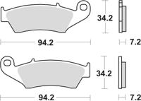 TRW Brake pad mcb 669 si sintered metal