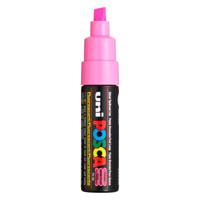 Uni Posca verfmarker 8k neon roze- beitelpunt 8mm