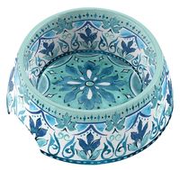 Tarhong Voerbak hond gibraltar melamine blauw - thumbnail