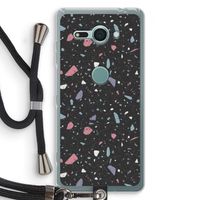 Terrazzo N°16: Sony Xperia XZ2 Compact Transparant Hoesje met koord Terrazzo N°16: Sony Xperia XZ2 Compact Transparant Hoesje met koord