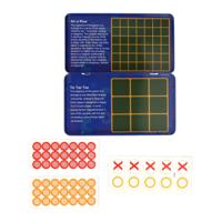 Magnetische Reisspel in Blik Tic, Tac, Toe & 4 op een Rij Magnetische Reisspel in Blik Tic, Tac, Toe & 4 op een Rij