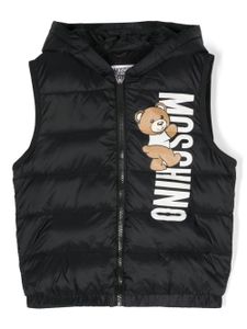 Moschino Kids gilet matelassé Teddy Bear - Noir