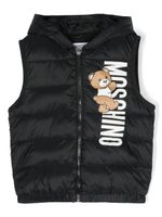 Moschino Kids gilet matelassé Teddy Bear - Noir - thumbnail