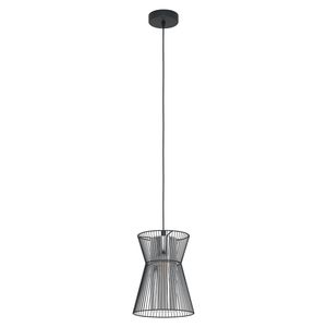 EGLO Maseta hangende plafondverlichting Flexibele montage E27 40 W Zwart, Transparant