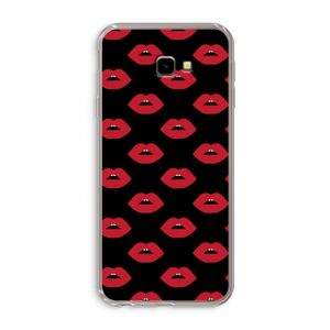 Lips: Samsung Galaxy J4 Plus Transparant Hoesje