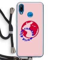 Run The World: Huawei P20 Lite Transparant Hoesje met koord