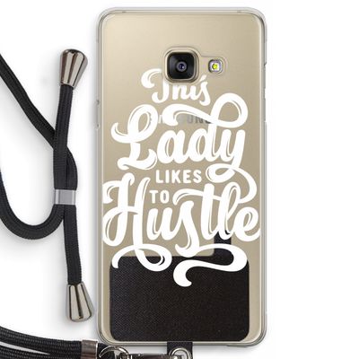 Hustle Lady: Samsung Galaxy A3 (2016) Transparant Hoesje met koord