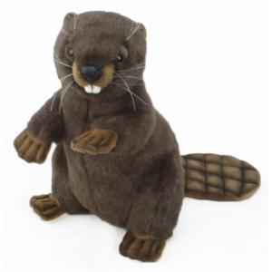 Hansa pluche bever knuffel - 29 cm - luxe kwaliteit - bosdieren