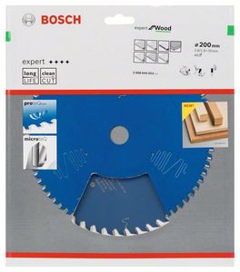 Bosch Accessoires Cirkelzaagblad expert for Wood 200x30x2.8/1.8x48 T - 2608644053
