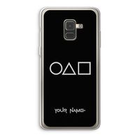 Squid Game: Samsung Galaxy A8 (2018) Transparant Hoesje