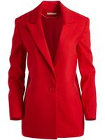 alice + olivia blazer Johanna en lin mélangé - Rouge - thumbnail