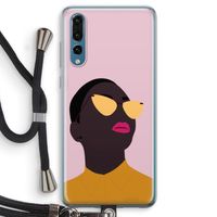 Yellow glasses: Huawei P20 Pro Transparant Hoesje met koord Yellow glasses: Huawei P20 Pro Transparant Hoesje met koord