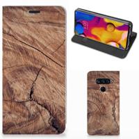 LG V40 Thinq Book | Wallet Case | Tree Trunk