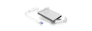 ICY BOX IB-AC703-U3 SATA III USB 3.0 Wit 2,5 behuizing
