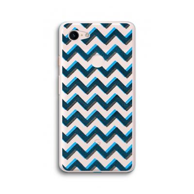 Onderbroken lijn: Google Pixel 3 XL Transparant Hoesje