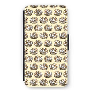 Slapende poes: iPhone 12 mini Flip Hoesje