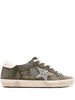 Golden Goose baskets Super-Star en daim - Vert - thumbnail