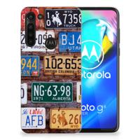 Motorola Moto G8 Power | Siliconen hoesje | met foto Kentekenplaten