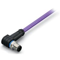 WAGO 756-1104/060-050 Sensor/actuator dataconnector, geassembleerd M12 Aantal polen (sensoren): 5 Stekker, haaks 5.00 m 1 stuk(s)
