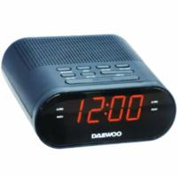 Wekkerradio Daewoo Zwart