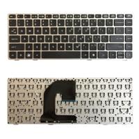 Amerikaanse versie toetsenbord met zilveren frame voor HP EliteBook 8470B 8470P 8470 8460 8460p 8460w ProBook 6460 6460b 6470