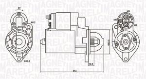 Magneti Marelli Starter 063720879010