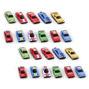 Speelgoedautos/racewagens speelgoed set - 16x stuks - metaal - diverse kleuren en modellen mix