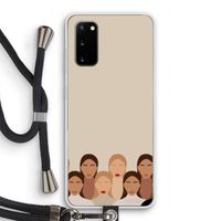 Girls girls girls: Samsung Galaxy S20 Transparant Hoesje met koord