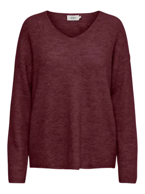 Only Camilla V-hals Trui