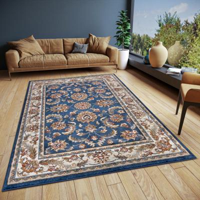 Vloerkleed Reni - Blauw maat: 200x140cm - materiaal: Polypropyleen - Dekbed-Discounter.nl