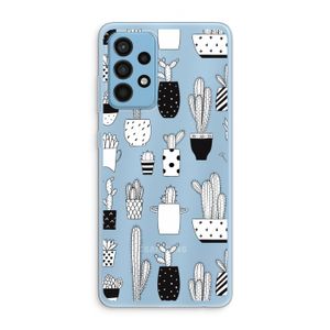 Cactusmotief: Samsung Galaxy A52 Transparant Hoesje