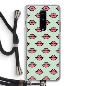 Lipjes: OnePlus 8 Transparant Hoesje met koord