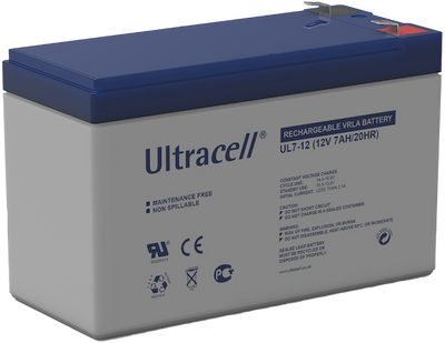 Ultracell loodaccu 12v 7Ah