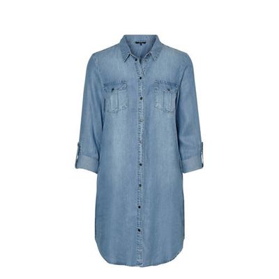 VERO MODA blousejurk VMSILLA blauw