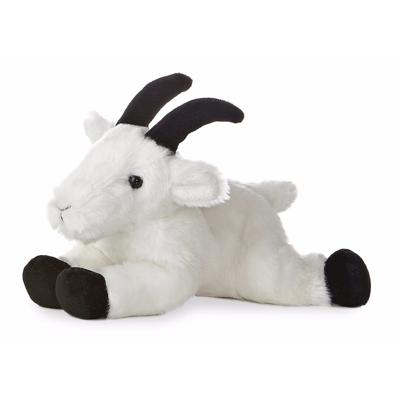 Aurora Pluche geit - knuffel geit - 20 cm - boerderij knuffel geit