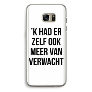 Meer verwacht: Samsung Galaxy S7 Edge Transparant Hoesje