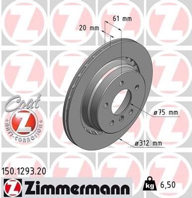 Remschijf Coat Z 150129320