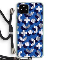 8-bit N°5: Pixel 5a 5G Transparant Hoesje met koord