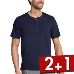 Schiesser Mix and Relax Short Sleeve Button