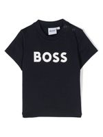 BOSS Kidswear t-shirt en coton à logo imprimé - Bleu - thumbnail