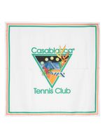 Casablanca foulard Tennis Club en soie