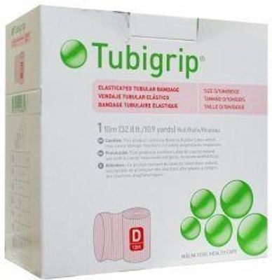 Tubigrip Maat D 10m x 7.5cm huidkleur 1451 (1 st)