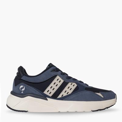 Heren Sneaker Kampen | Denimblauw/Donkerblauw/OffWit