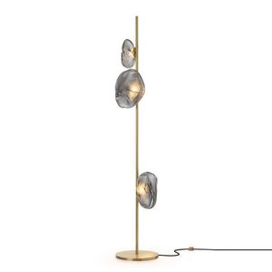 Bocci 72.3 Tall Vloerlamp - Donkergrijs - Messing base