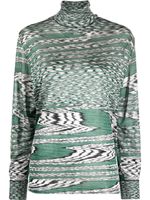 Missoni pull léger à col roulé - Vert