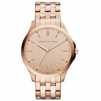Horlogeband Armani Exchange AX2146 Staal Rosé 22mm