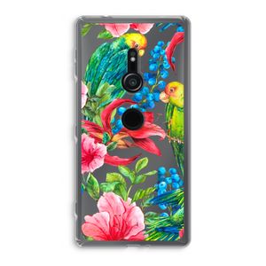 Papegaaien: Sony Xperia XZ2 Transparant Hoesje